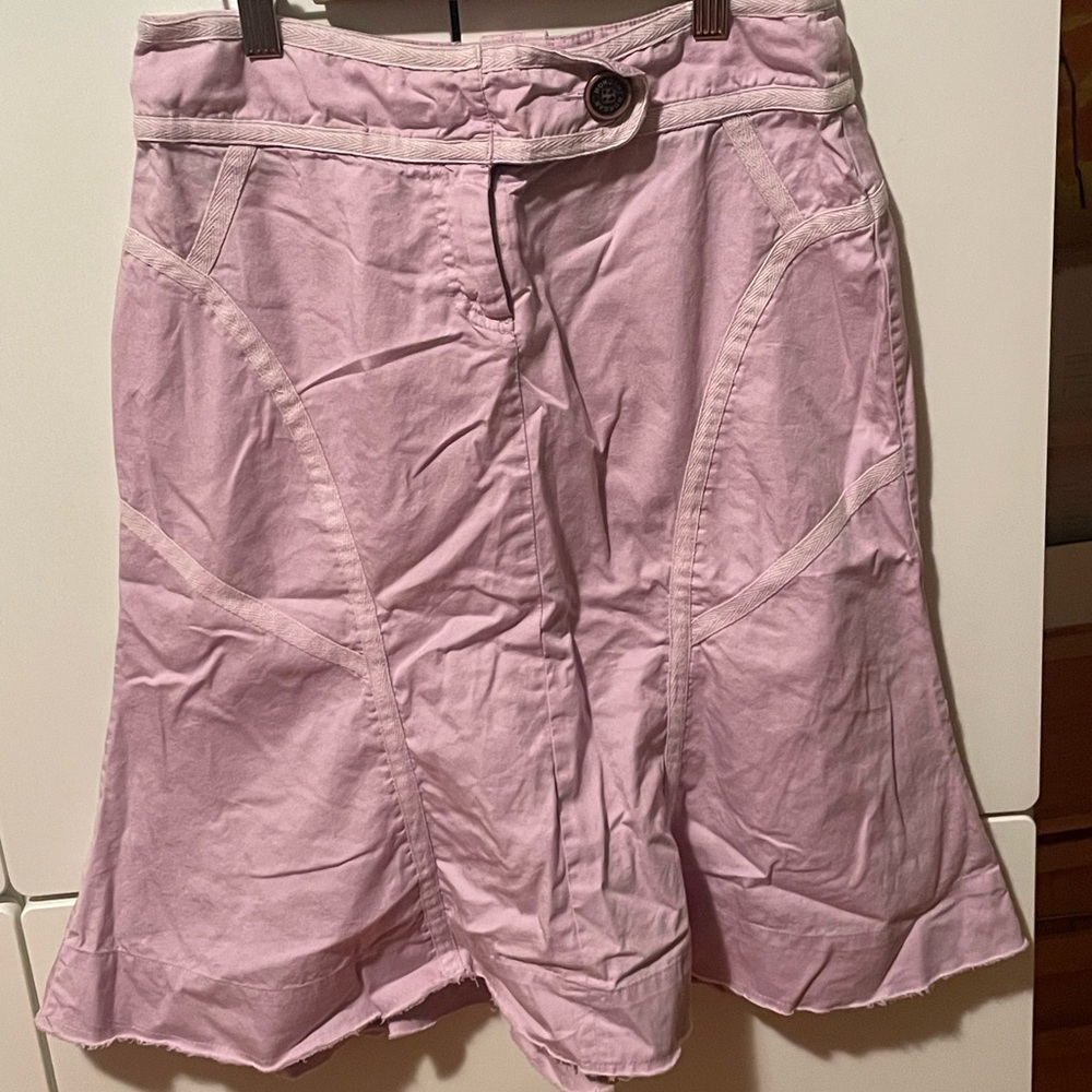 Y2K purple midi skirt